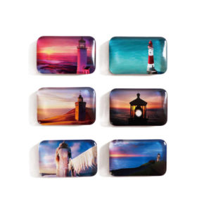 Domed Glass Rectangle Fridge Magnet - Create your Own