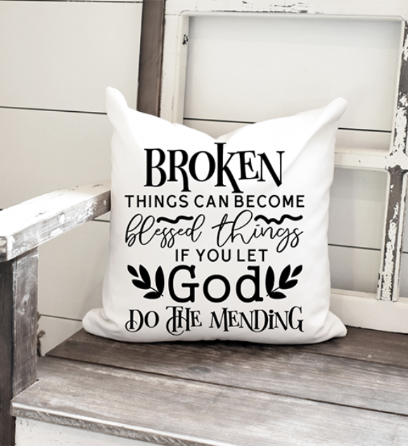 Pillow 40cm x 40cm - Broken Things