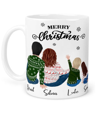 Family Christmas Mug