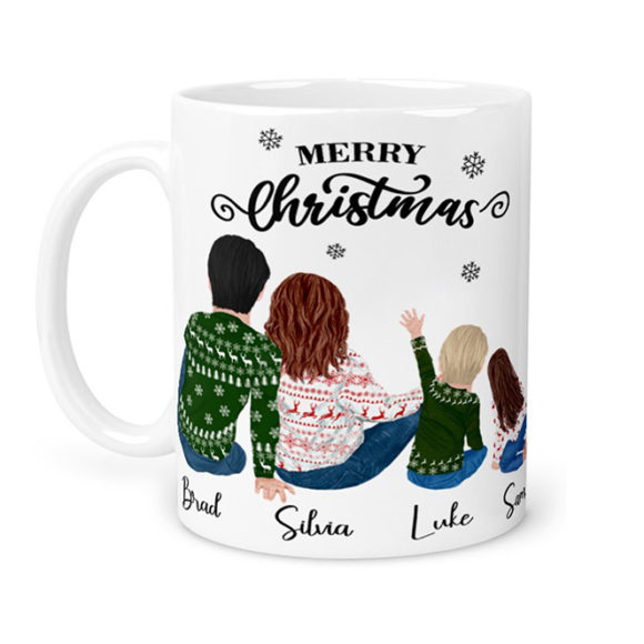 Family Christmas Mug