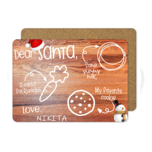 Personalized Santa Tray